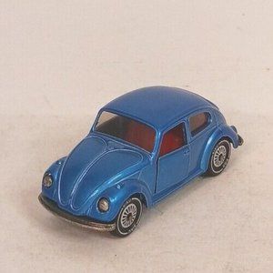Siku Volkswagon VW Beetle 1300 Diecast Vintage Blue 1:64 Blue Made In Germany